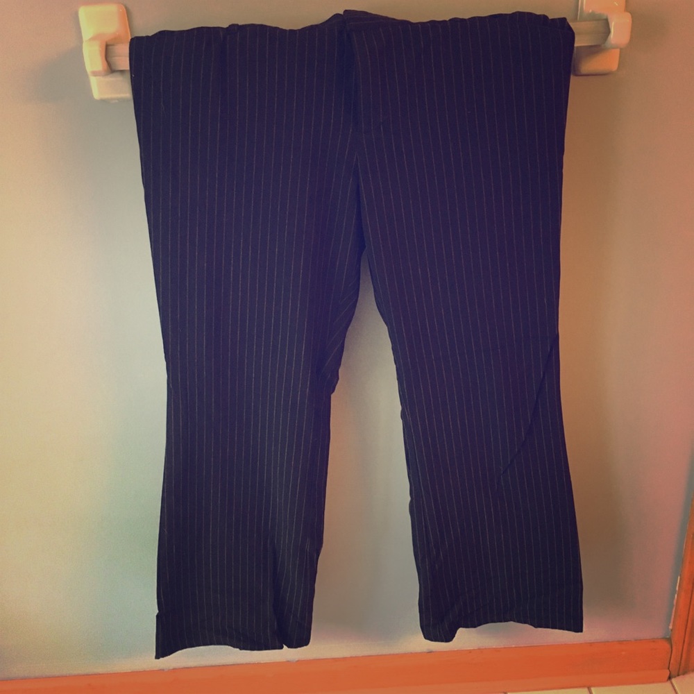 Pin stripe dress pants
